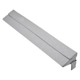 VEVOR Bed Wedge Pillow for Headboard, King Size, 76"x10"x6" Bed Gap Filler, Fill 0-7" Gap Between Headboard and Mattress