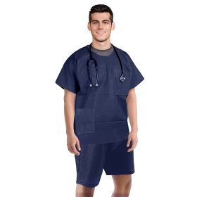 Navy Blue Disposable Scrub Sets