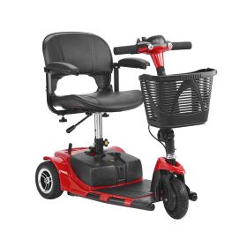VEVOR 3 Wheel Folding Mobility Scooter for Adults & Seniors, Heavy-Duty Electric Powered Mobility Scooter & 12 Mile Long Range (Range (km): 20 km, Quantity: 3-Wheel)